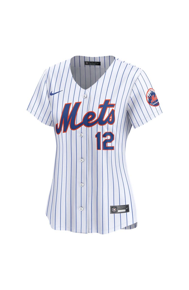 Nike Women's Nike Francisco Lindor White New York Mets Home Limited Player Jersey, Alternate, color, 