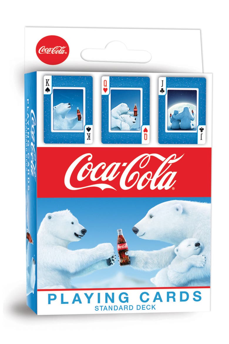 Coca-Cola - Polar Bear Playing Cards, Main, color, Multicolor