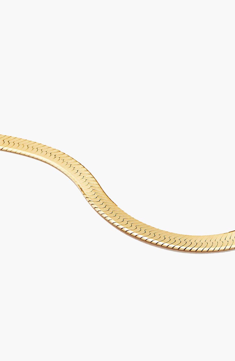 YOJ Montana Grande Snake Chain Necklace in Gold, Alternate, color, Gold