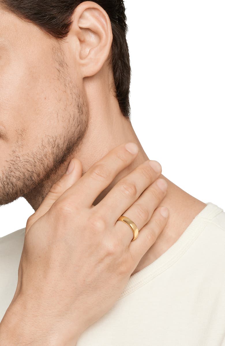 David Yurman DY Classic Band in 18K Gold, Alternate, color, Gold