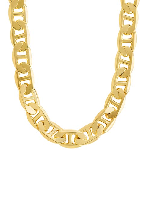 Inga 14K Gold Plated Mariner Chain Necklace