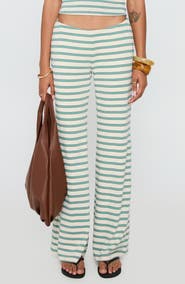 Princess Polly Anora Stripe Halter Top & Pants Set