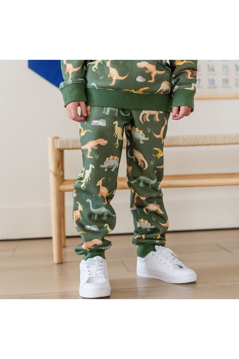 Dinosaurs Rock Jogger, Alternate, color, Olive Green