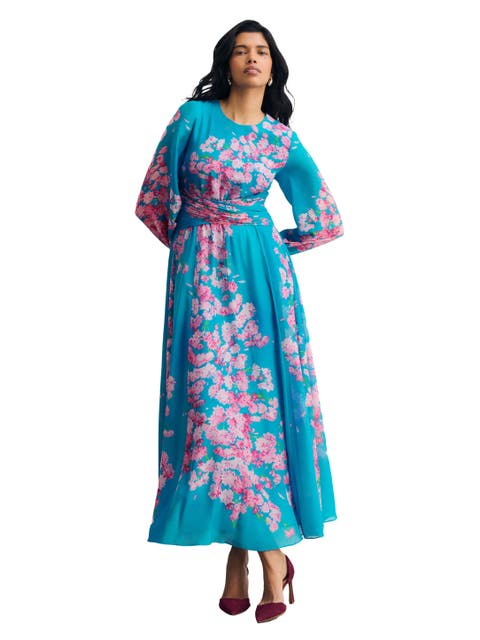 Portofino Silk Chiffon Dress