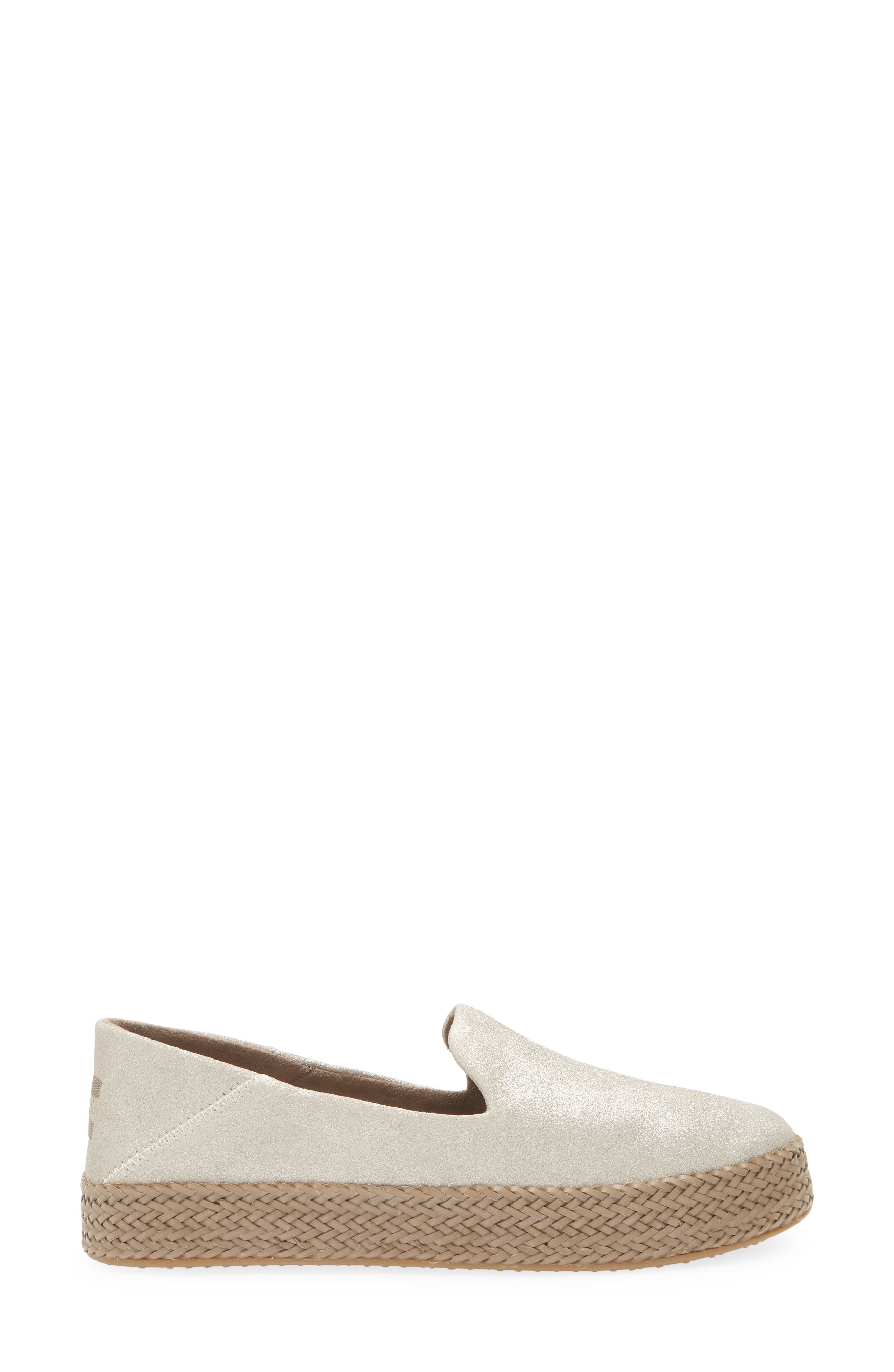 TOMS Carolina Platform Espadrille Sneaker, Alternate, color, 