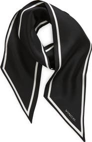 Vince Stripe Silk Scarf