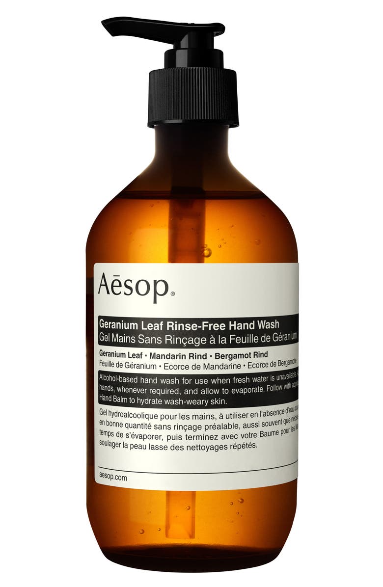 Aesop Geranium Leaf Rinse-Free Hand Wash, Alternate, color,