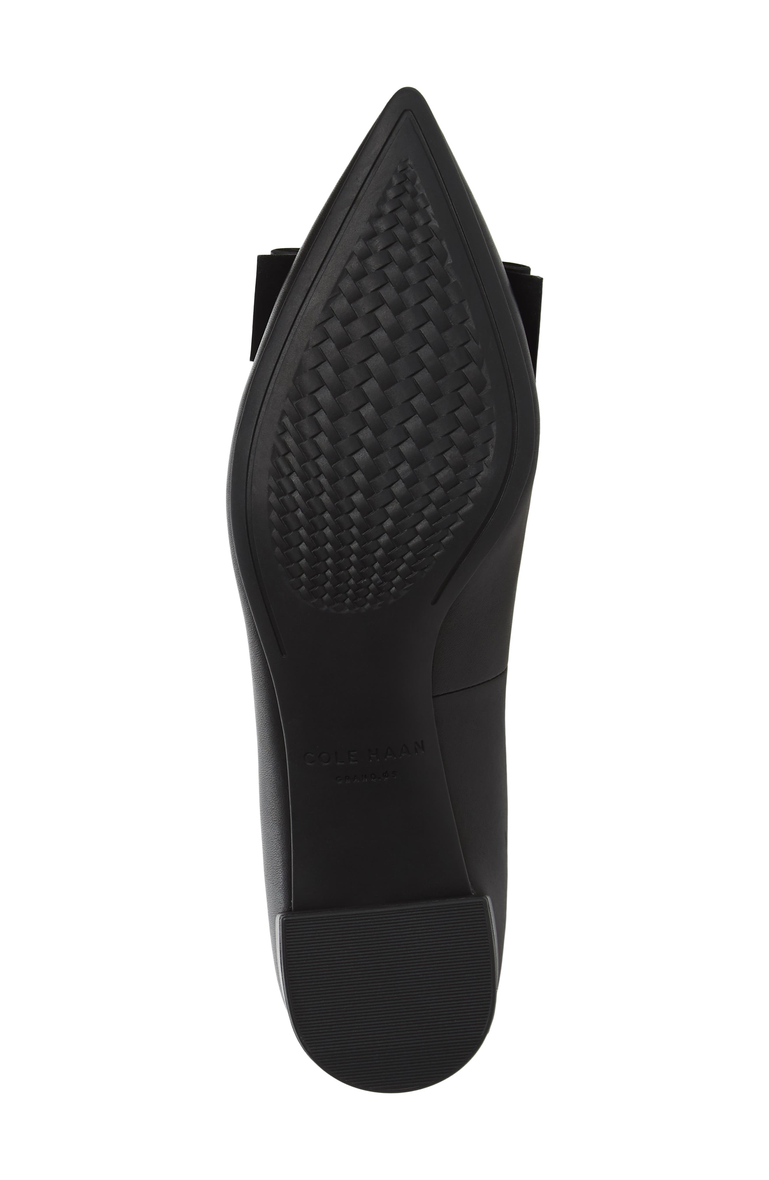 Tali Modern Waterproof Bow Pump, Alternate, color, BLACK LEATHER