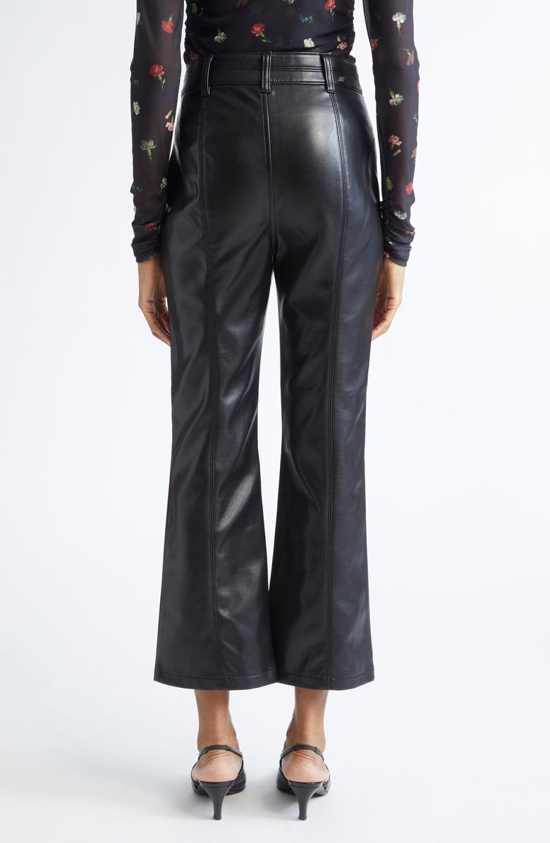 Cinq à Sept Dorothea Faux Leather Pants, Alternate, color, Black