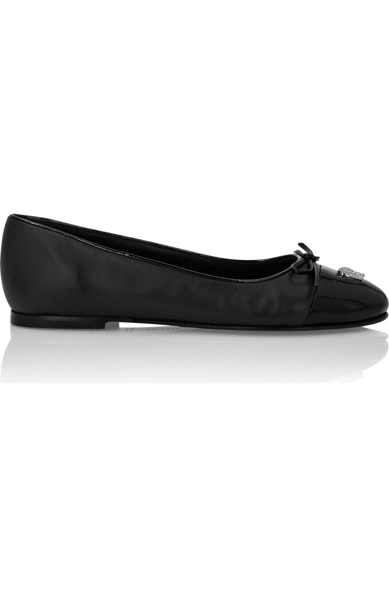 PHILIPP PLEIN Ballerinas Skull, Alternate, color, Black