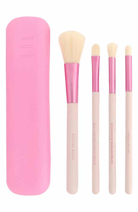 YES STUDIO 5-Piece Makeu-Up Brush Set with Carrying Case