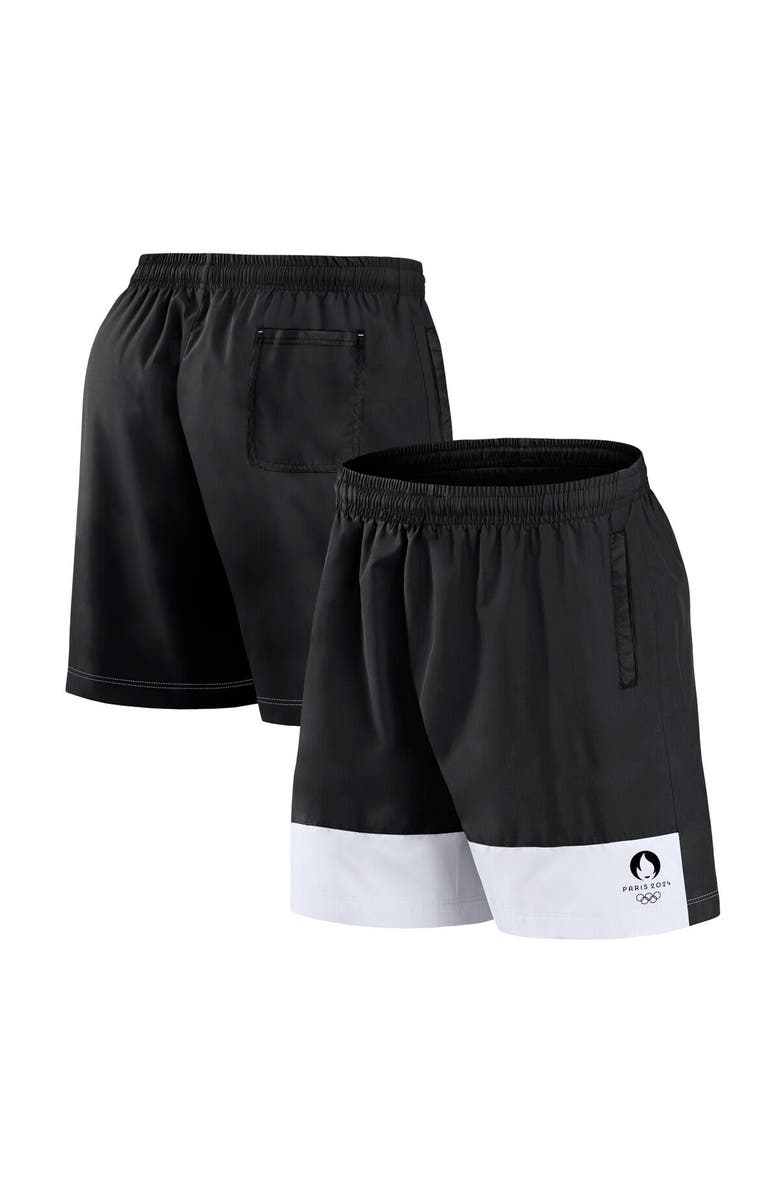 FANATICS Men's Fanatics Branded Black Paris 2024 Summer Olympics Elevated Shorts, Main, color, Black