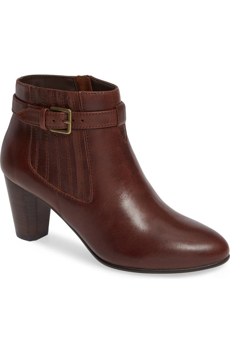 David Tate Opal Bootie, Main, color, Luggage Leather