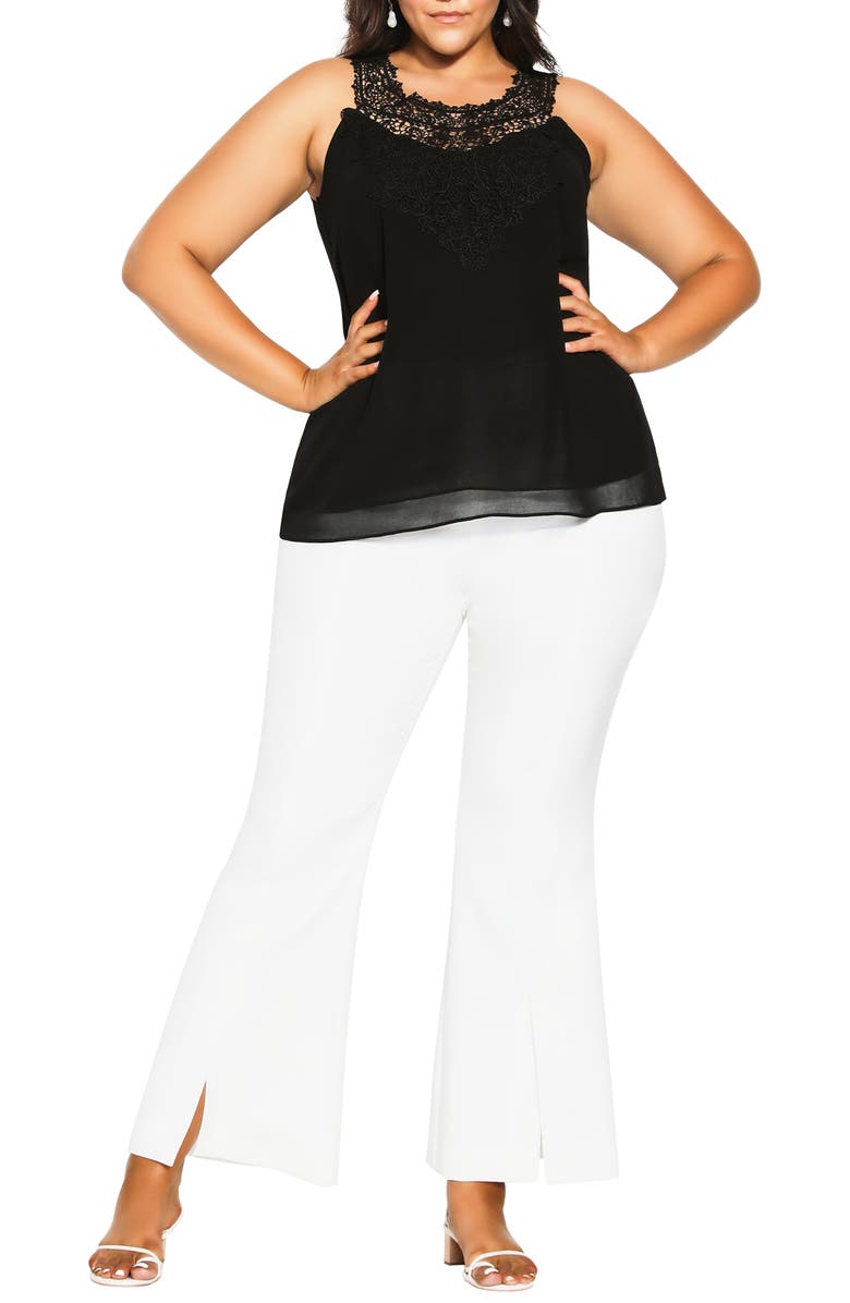 City Chic Mingle Sleeveless Top, Alternate, color, 