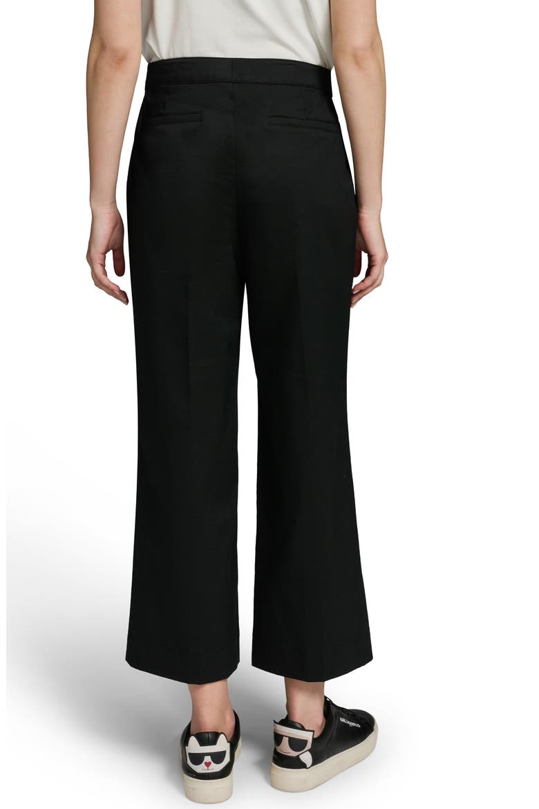 Bow Pocket Crop Pants, Alternate, color, BLACK