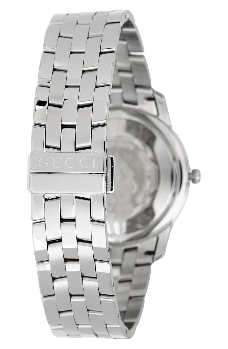 Gucci 5505 Bracelet Watch, 42mm, Alternate, color, Black