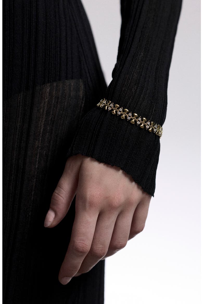 Celine Geo Line Bracelet, Alternate, color, GOLD