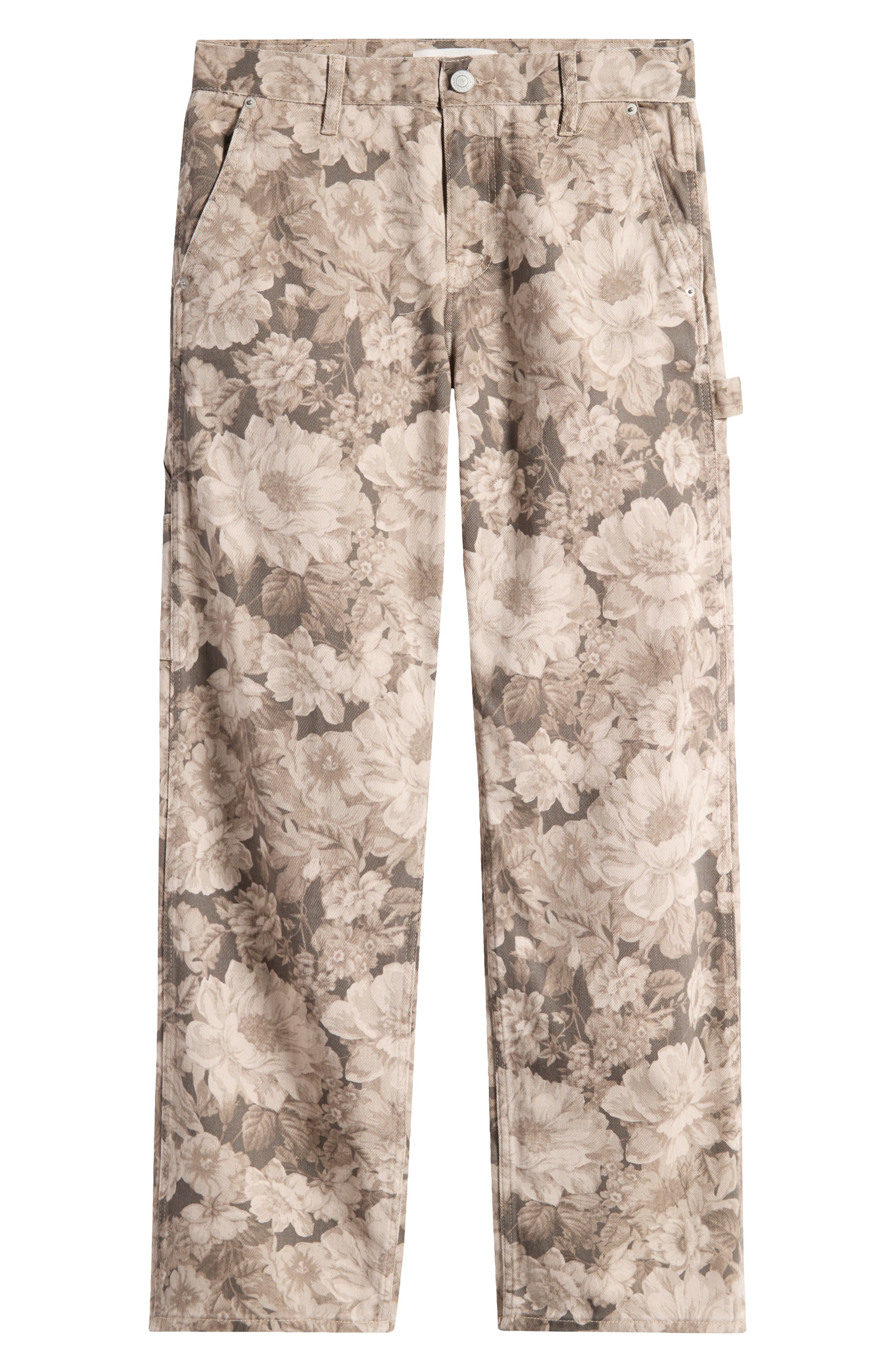 Milo Floral Cotton Carpenter Pants (Men) | Nordstrom
