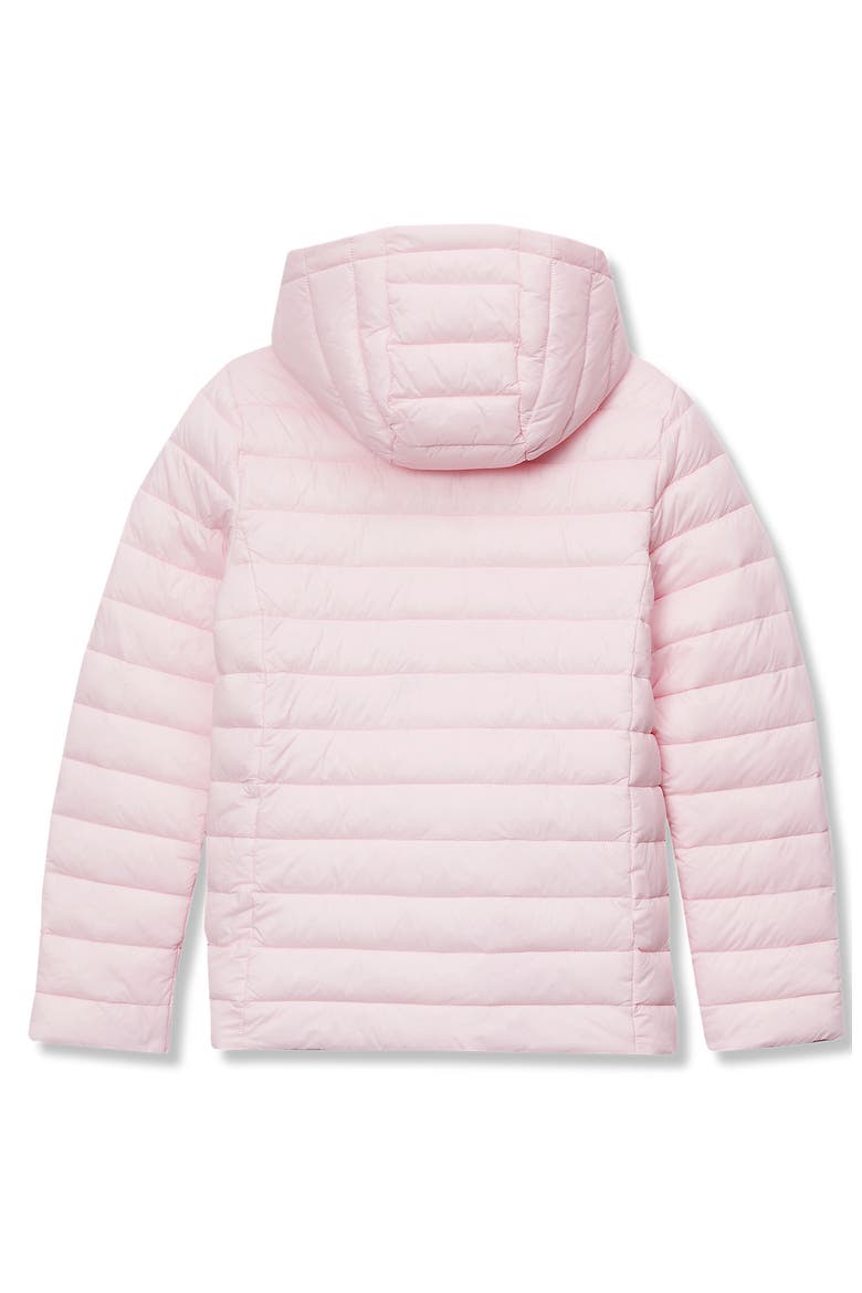 Kids ThermoPlume Packable Hooded Jacket, Alternate, color, Baby Pink