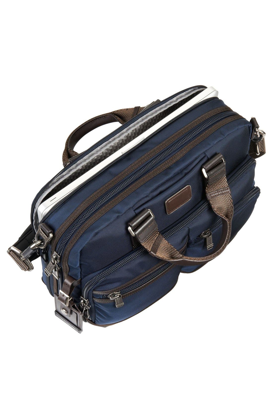 Alpha Bravo - Anderson Commuter Briefcase, Alternate, color, NAVY