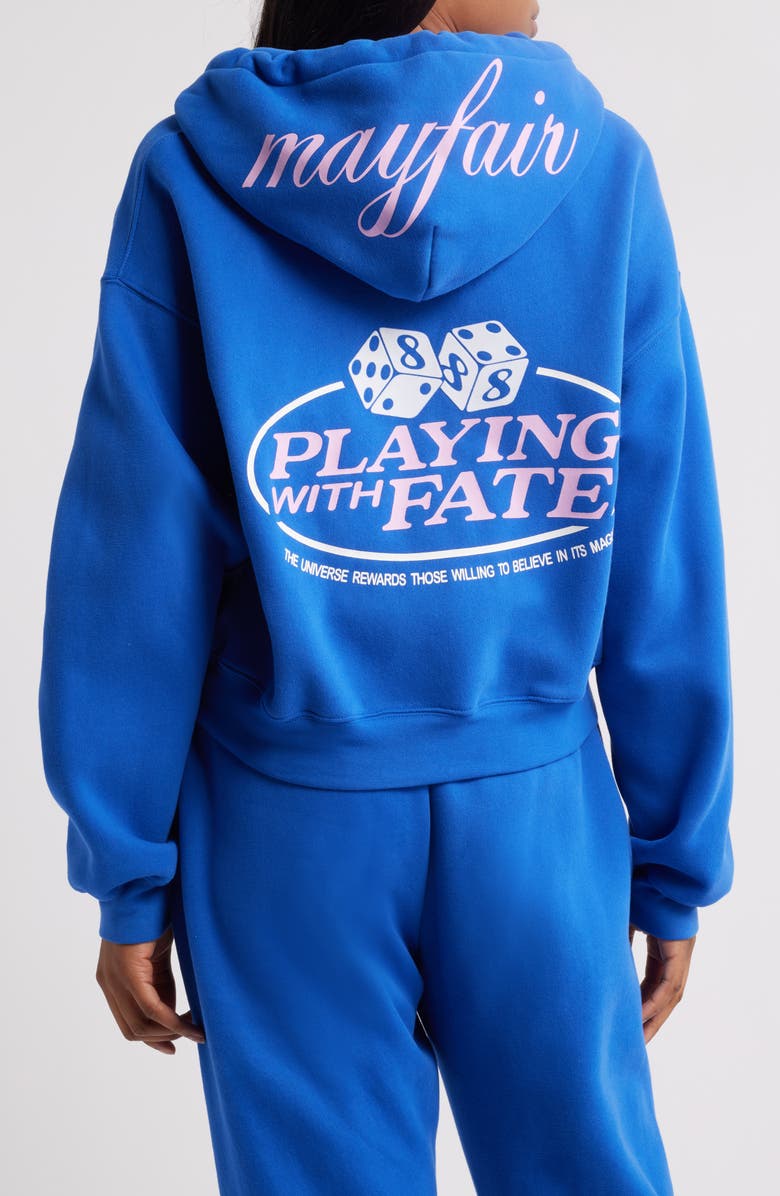 THE MAYFAIR GROUP Playing with Fate Hoodie, Alternate, color, Blue