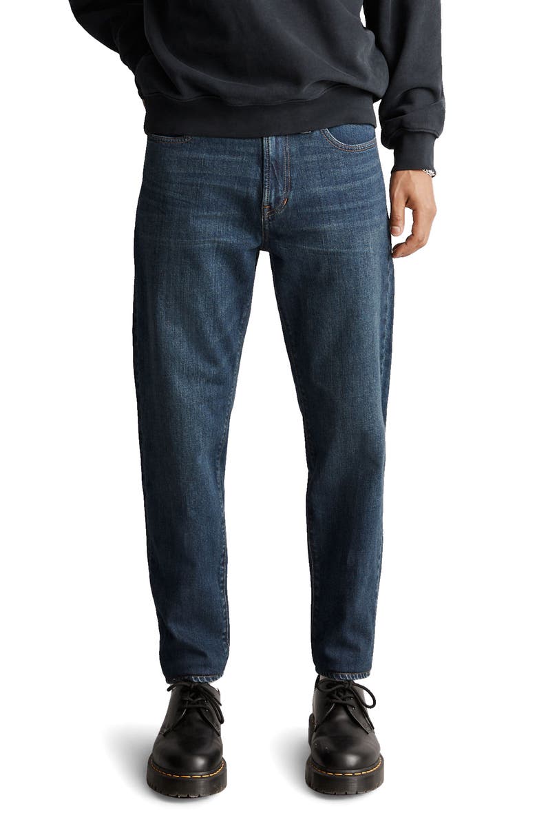 Madewell Relaxed Taper Jeans, Main, color, Stratfield Wash