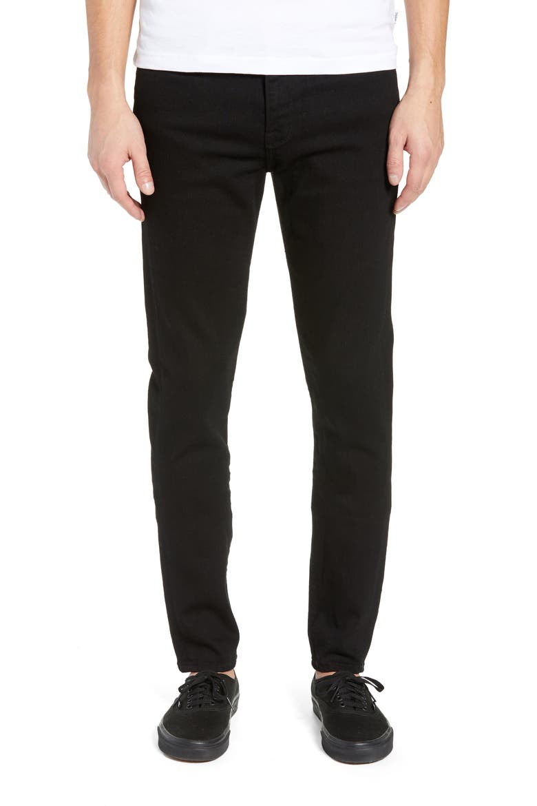 Jagger True Skinny Fit Jeans, Main, color, NOIR