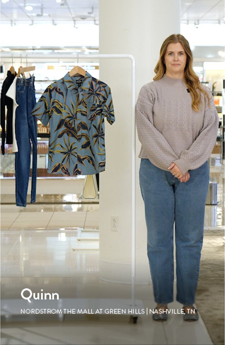 Kids' Sundays Short Sleeve Cotton Button-Up Shirt, sales video thumbnail