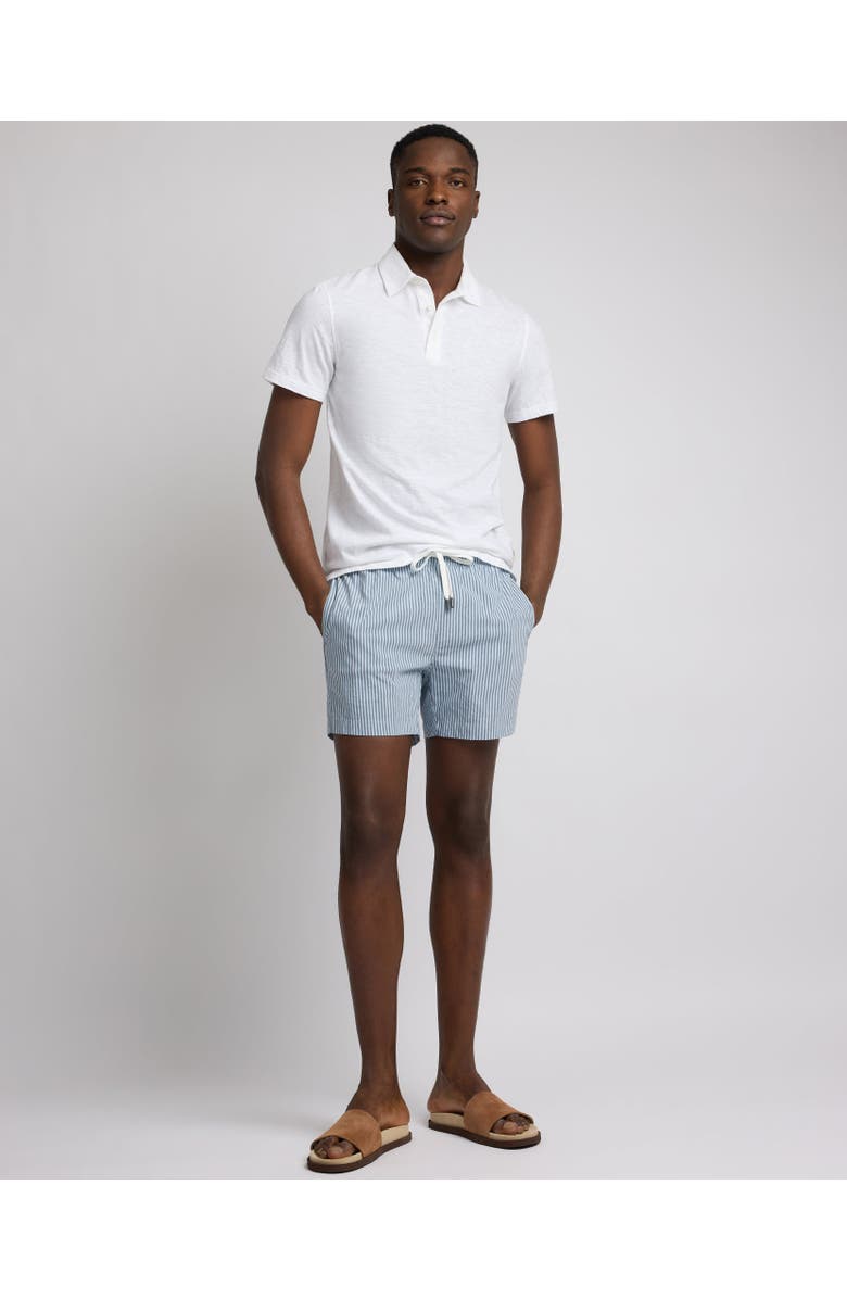 Onia Short Sleeve Polo, Alternate, color, White