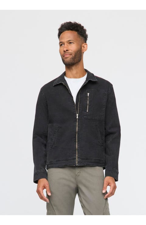Stretch Canvas Utility Jacket