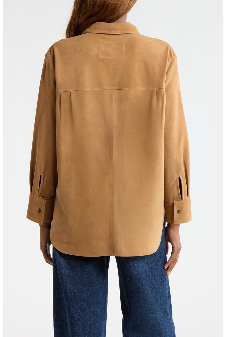 The Traveler Suede Jacket, Alternate, color, GOLDEN BROWN