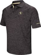 COLOSSEUM Men's Colosseum Black Colorado Buffaloes Down Swing Polo