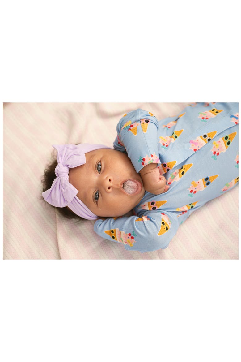 Print Convertible Magnetic Footie, Alternate, color, BLUE