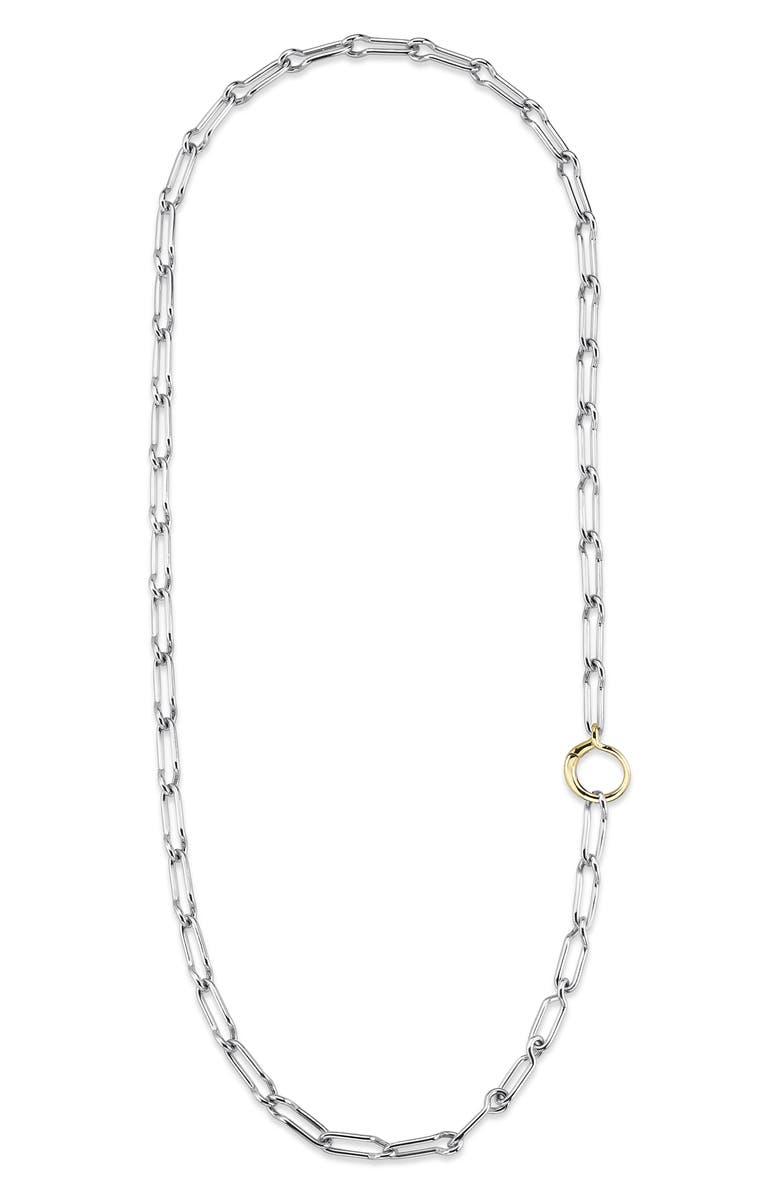 Kloto Nexus Chain Necklace, Main, color, Silver/ Gold