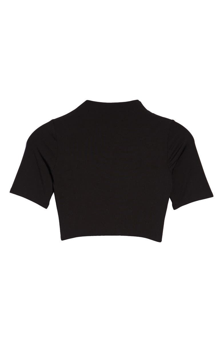Naked Wardrobe Ribbed Crop Top, Alternate, color,