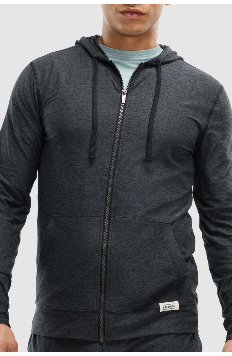 Peloton Dreamblend Full Zip, Main, color, Dark Heather Grey