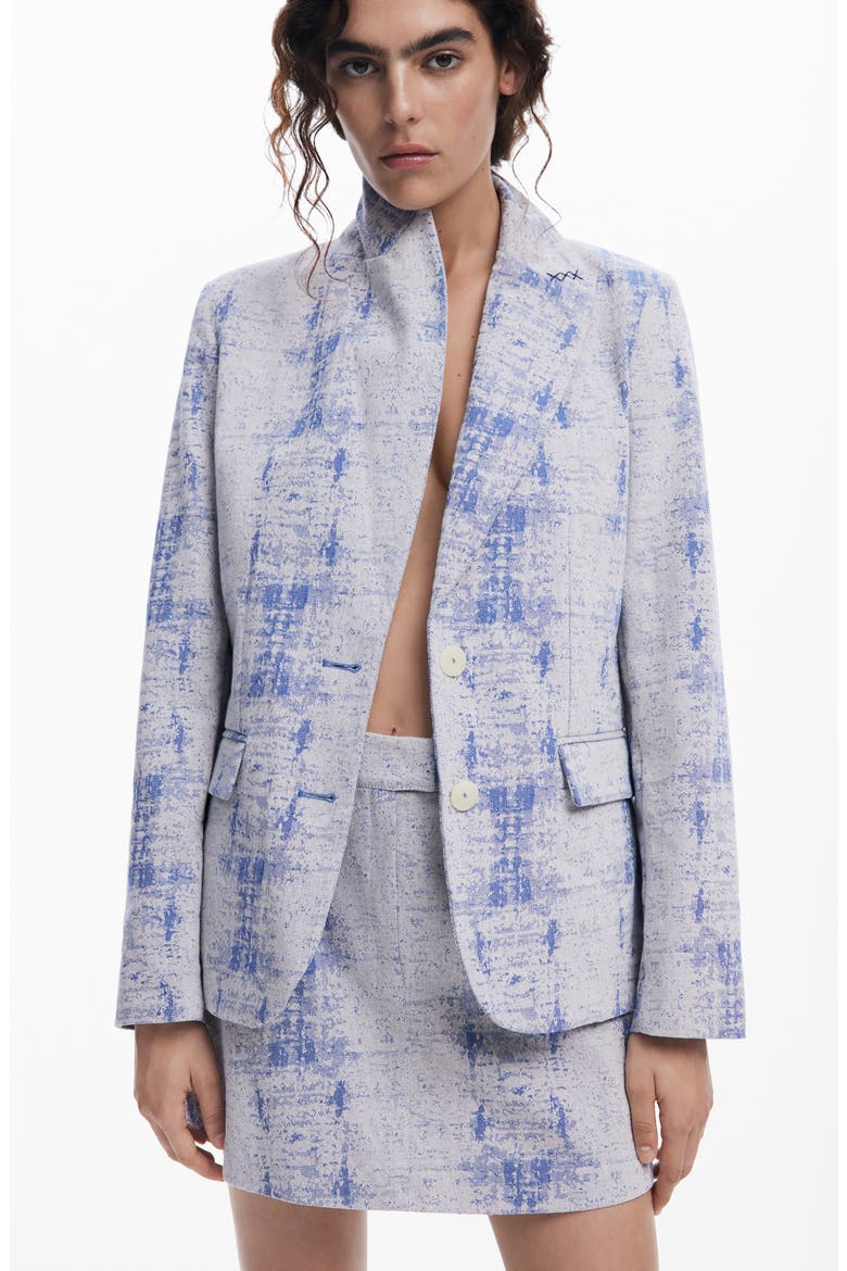 Classic Cut Blazer, Alternate, color, BLUE