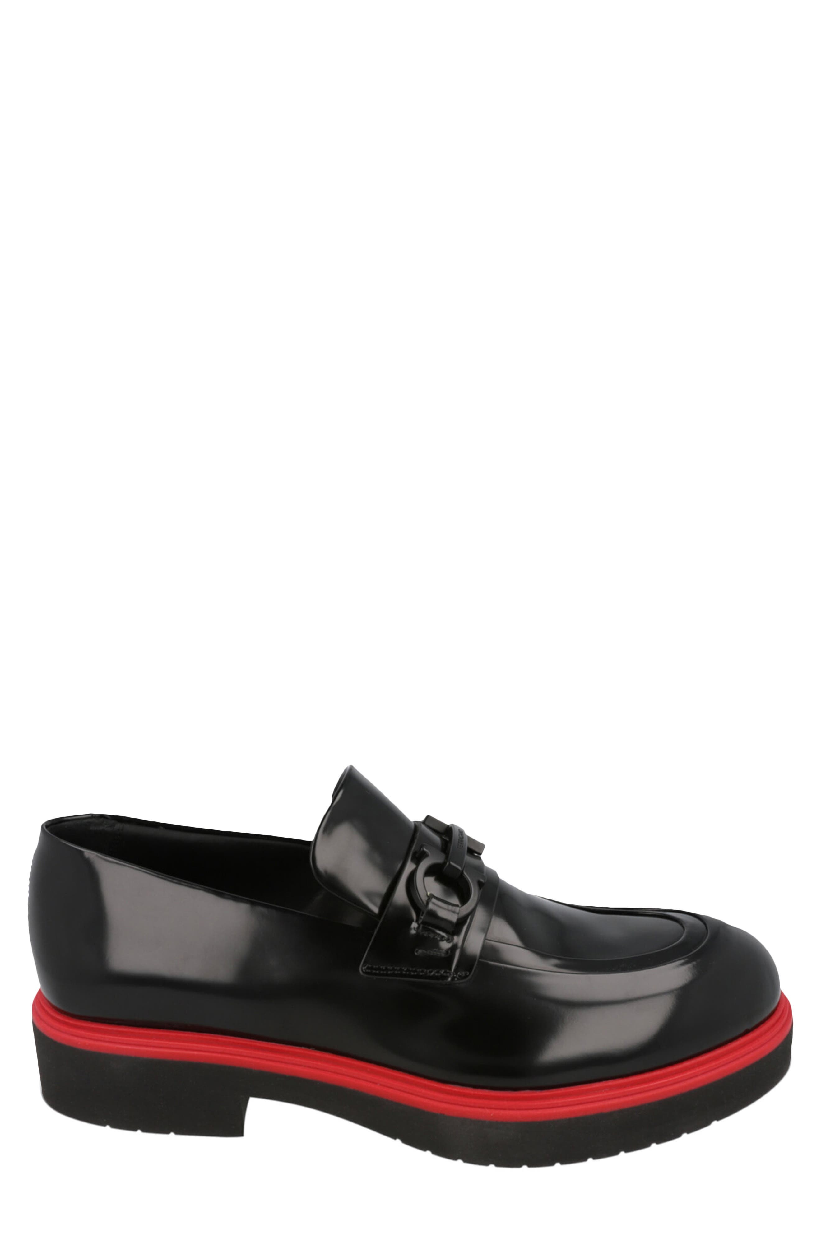 FERRAGAMO Fiorello Loafer, Alternate, color, Black