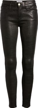 FRAME 'Le Skinny' Lambskin Leather Pants