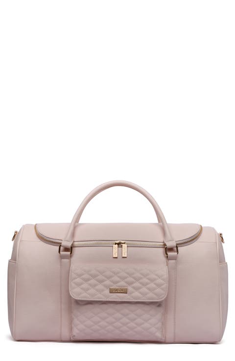 Monaco Faux Leather Travel Bag