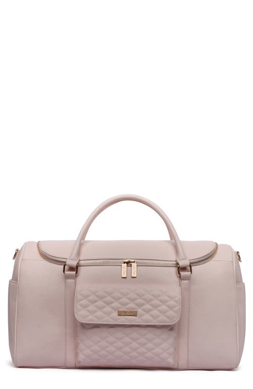 Luli Bebé Monaco Faux Leather Travel Bag in Pastel Pink  product