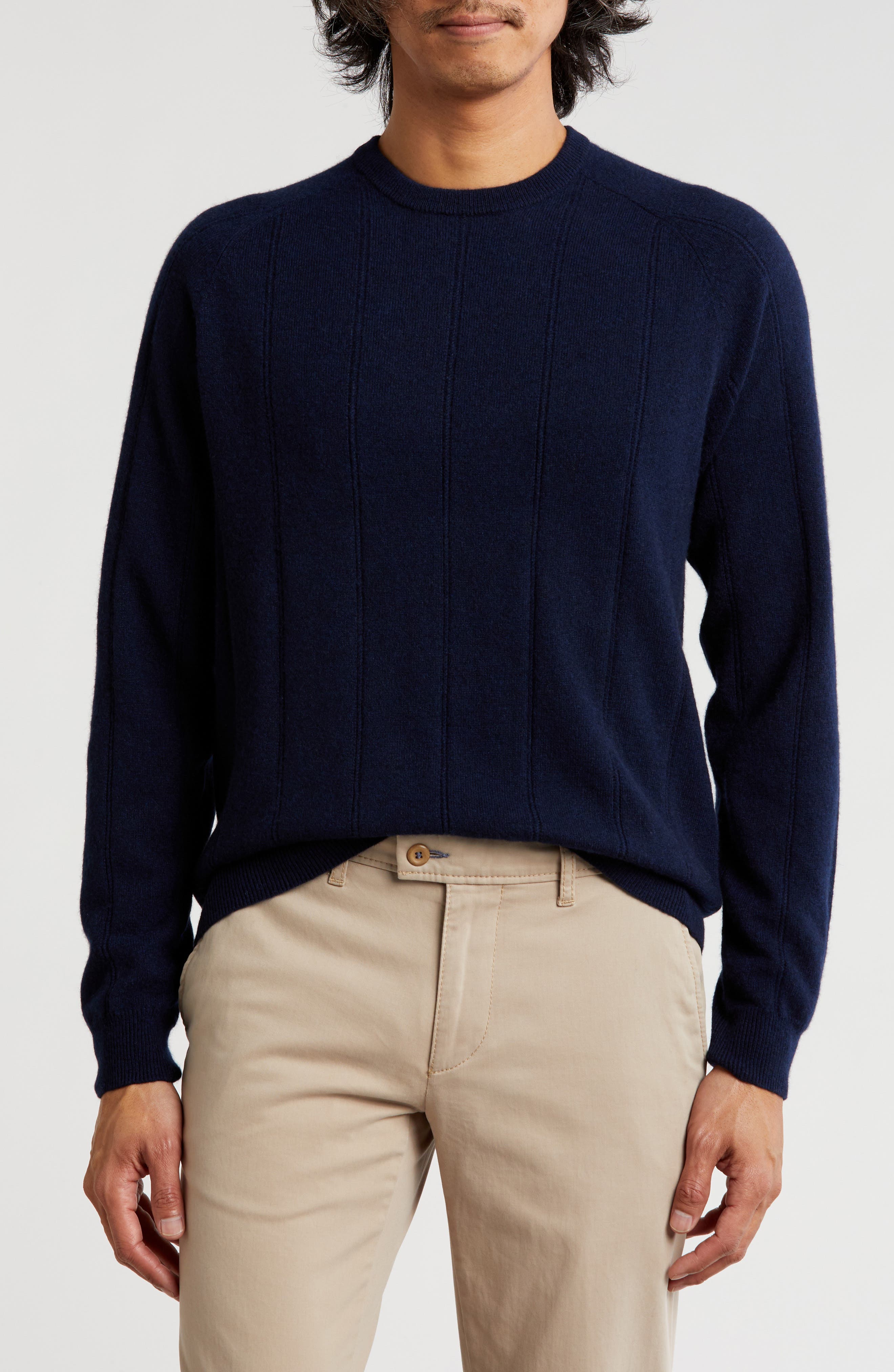 Amicale Wide Rib Cashmere Sweater