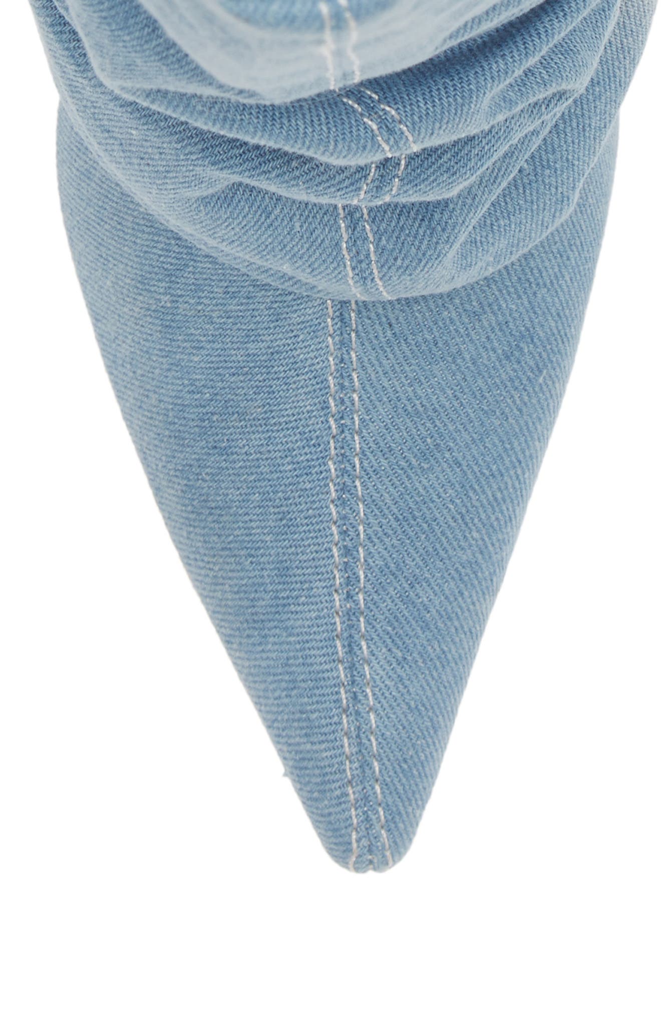Fox Pointed Toe Bootie, Alternate, color, BLUE