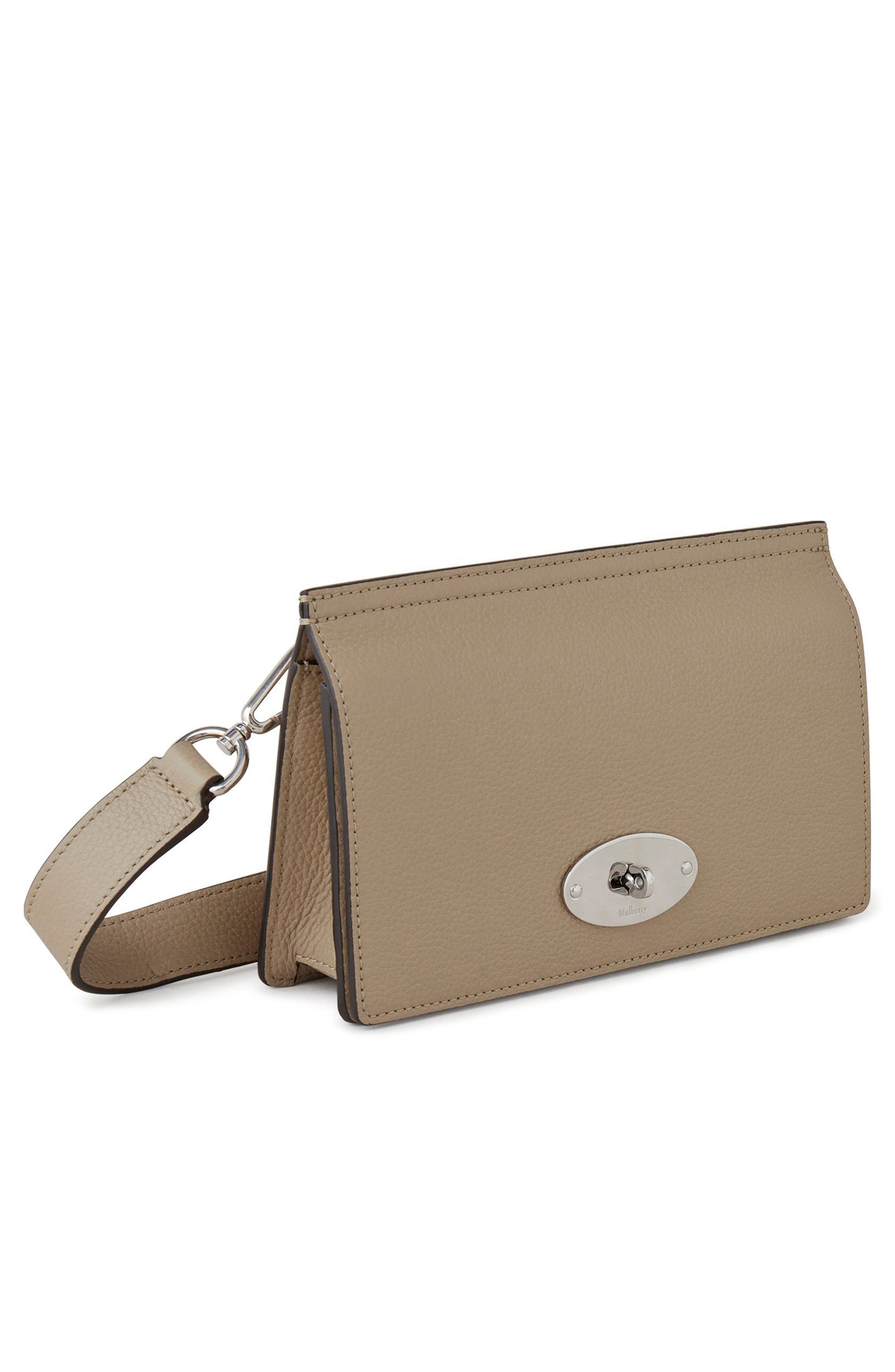 East/West Antony Leather Crossbody Bag, Alternate, color, DUNE