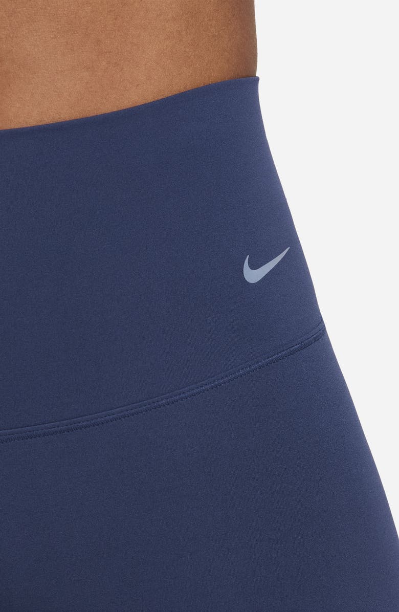 Nike Zenvy Gentle-Support High-Waisted 7/8 Leggings, Alternate, color, Midnight Navy/ Black
