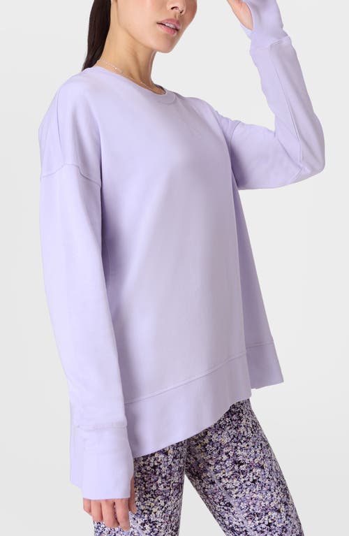 Sweaty Betty After Class Sweatshirt In Purple