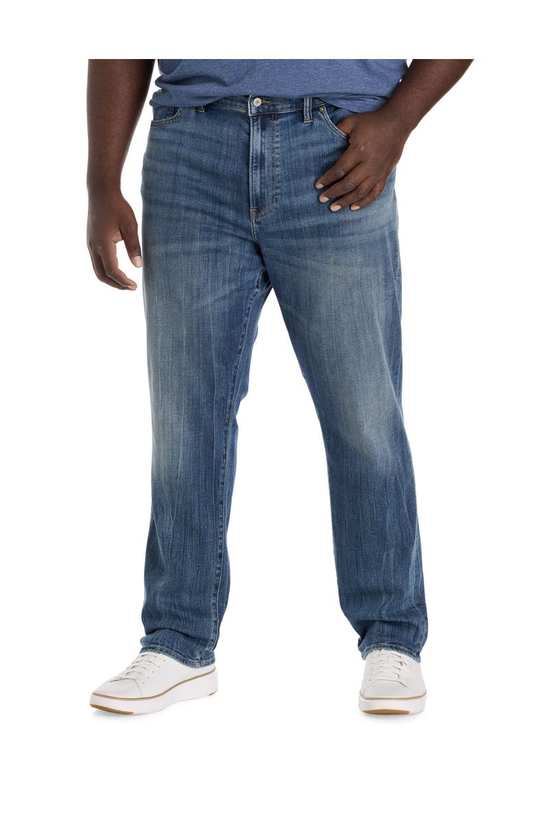 Lucky Brand Big & Tall Athletic Tapered-Fit Jeans, Main, color, Travis