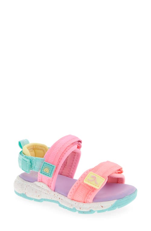 Next Kids' Colorblock Trekker Sandal In Pink