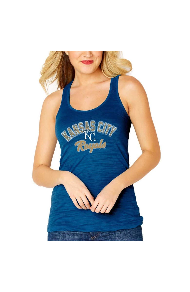 SOFT AS A GRAPE Women's Soft as a Grape Royal Kansas City Royals Multicount Racerback Tank Top, Alternate, color, Royal