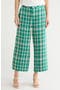 selected Vintage White/Teal Houndstooth